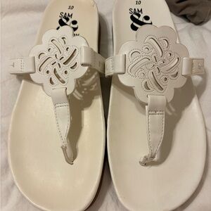 Sam & Libby White Women's Sandals